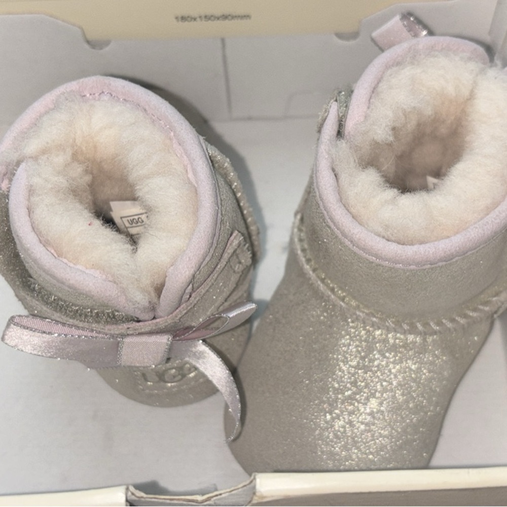 UGG Gold Metallic Baby Booties